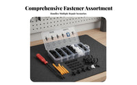 100 Pieces Bumper Wheel Arch Fastener Set Organized Storage Case Plastic Car Rivet Kit Bumper Retainer Clips 6 Assorted