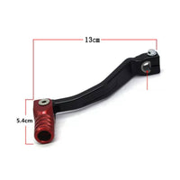 Foldable Motorcycle KLX230 Gear Lever Lever Aluminum Alloy Folding Gear Lever Lever Black Vehicle Part Machined Metal