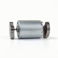 Micro DC Vibration Motor Eccentric Vibration Motor with Double-Ended Shafts Speed-Adjustable Reversible for Makers, DIY Projects