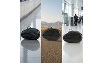 Structured Motorcycle Saddle Bag with Center Strap Zippered Motorcycle Saddlebags Long-Lasting Motorbike Saddlebags Secure for Motorcyclists