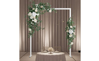 2 Pieces Wedding Arch Flowers Realistic Look Corner Floral Arrangement