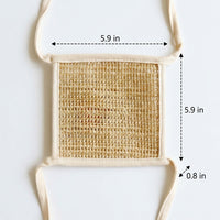 Woven Hamster Hammock, Hanging Hammock for Hamsters with 25cm Hanging Rope, Chewable Bed for Small Animals