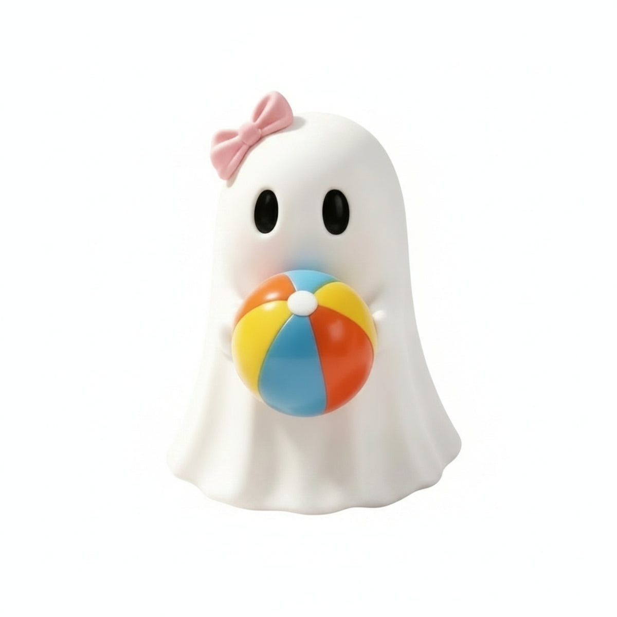 Minimalist Ghost Figurine Mini Ghost Ornament Compact Tabletop Figurine Playful for Shelf