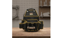 Electrician Tool Pouch with Belt Clip Multi-Pocket Tool Pouch with Belt Clip Heavy Duty Lightweight for Electricians