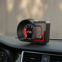 Car Head-up Display OBD2 Car HUD with OBD Cable Digital Speedometer Multi Function Dashboard Display Gauge Real-Time for Drivers
