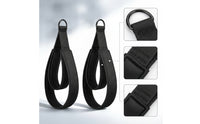 Woven Pilates Strap with D-Rings Heavy-Duty Double Loop D-Fastener Strap Non-Slip Portable for Stretch Studio