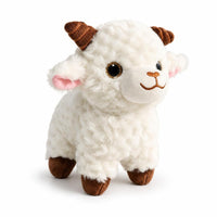 Sheep Stuffed Toy Fuzzy Sheep Stuffed Animal Plushie Soft Cartoon for Children, Shelf, Desk
