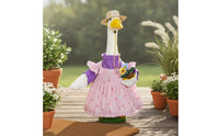 Cute Porch Goose Outfit Ruffled Hem Animal Clothes Bright Colors