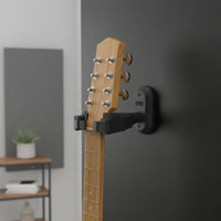 Silicone Padded Self-Locking Guitar Hanger Heavy Duty Wall Mount Guitar Hook for Music Room