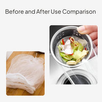 Disposable Sink Mesh Bags, Polyester, Anti-Clog