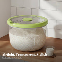 Moisture-Proof Rice Storage Container Multi-Purpose Sealed Grain Bin Safe for Kitchen Countertop