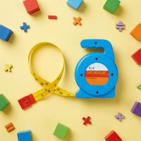 Retractable Tape Measure Printed Markings Tool Compact Size
