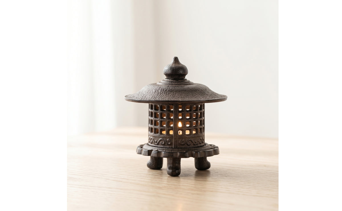 Tabletop Candle Holder Decorative Tabletop Lantern Ambient Decor for Tea Room