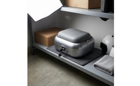 Motorcycle Tail Lockable Trunk Rigid-Body Seat Storage Box Hinged Lid Luggage Case
