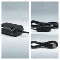 USB Vibration Motor Wired Vibration Motor with Switch Translucent High Cost Effective for Makers, DIY Projects, Hobby Builds