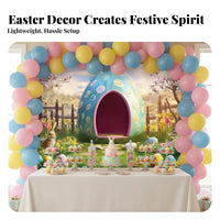Easter Party Backdrop Festive Atmosphere Easter Search Backdrop Easy to Hang Spring Theme Party Banner for Children, Families, Home, Outdoor