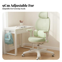 Adjustable Height Student Seat Ergonomic Design Desk Chair secureable casters children's Furniture for Students, Teenagers, Parents, Study Room, Home, School, Bedroom