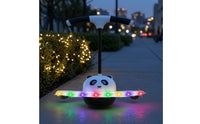 Handlebar Jumping Balance Toy Wide Platform Creature Face Bouncing Toy Wheel-Like Supports Handle Balance Ball Hand Pump for Children