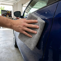 Edgeless Cleaning Cloth Microfibre Cloth, 40x40cm Car Drying Towel and Microfiber Cloths, High Absorbency for Washing, Waxing and Polishing Paint