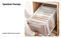 Multicompartment Clothing Box foldable Closet Organizer long-finaling Construction