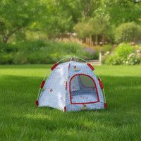 Cushioned Hexagonal Pet Tent Breathable Pet Tent with Cushion Indoor Supportive for Cats, Patio
