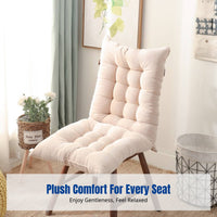 Student Chair Cushion, Thick Office Seat Pad with Integrated Backrest, Soft Polyester, Car, Home, Multi-Color