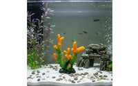 Resin Coral Decoration Fish Resin Coral Marine Decor Bright Color Marine Tank Ornament for Aquarium