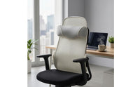 Mesh-Backed Office Chair Headrest Cushion Strap Attachment Office Chair Neck Pillow PP Cotton Filling Neck Support Cushion Dustproof Mesh-Backed