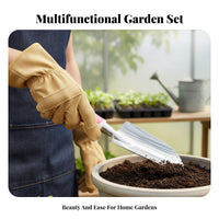3 Pieces Garden Tool Set Multipurpose Small Gardening Tools Easy to Clean Gardening Hand Tool Kit for Yard Work, Potted Plants