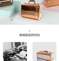 Portable Makeup Organizer Box for Eyelash and Nail Tools