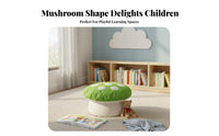 Cute Shape Toadstool Stool Lightweight Toddler Toadstool Chair Perfect Gift Cartoon Soft Stool Stable Load-Bearing for Toddlers, Babies, Parents, Kindergarten, Reading Corner, Playroom, Story Time