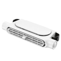 3-Speed Car-Mounted Seat Fan Slim Adjustable Car Fan Rectangular