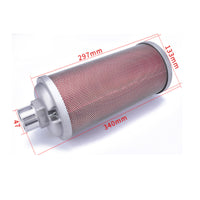 Air Compressor Silencer Threaded Pneumatic Muffler Pneumatic Silencer Compact Hardware Inline for Technicians, Workshops
