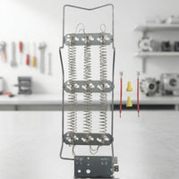 Electric Dryer Heating Component Assembly OEM-Compatible Dryer Heating Component Long-Lasting Coiled for DIYers, Repair Technicians, Appliance Maintenance