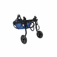 Easy to Walk Adjustable Dog Wheelchair Lightweight Dog Rehab Wheelchair Stable Frame Hind Leg Support Carriage Breathable Mesh Harness for Disabled Dogs, Rehabilitation, Mobility Assistance, Post Surgery