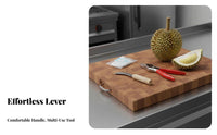 Durian Opener Easy to Use Durian Shell Cracker Versatile Fruit Opening Tool for Home Cooks, Chefs, Restaurant, Restaurants, Supermarket