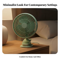 Stable Base Small Oscillating Fan Adjustable Tilt Head Oscillating Personal Fan Easy to Clean Portable Fan Circulator Multi-Speed Control for Office Workers, Students, Bedside, Bedroom, Dorm Room