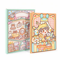 Attractive Dress up Book Mess-Messless Attractive Quiet Book Toy DIY Interactive for Children, Travel, Road Trips