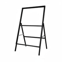 Foam Board Display Rack, Outdoor Freestanding Poster Stand, Foldable, Double-Sided, Windproof, Portable Sign Holder for Shop, Event