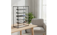 Keyboard Storage Cabinet Desktop Keyboard Display Desktop areaSaving Acrylic Display Case with Lock