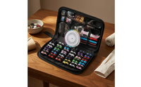 Zippered Sewing Kit Case Organized Interior Portable Sewing Organizer Elastic Bands