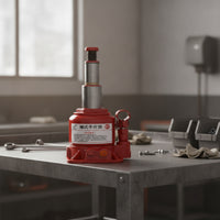 Low Profile Bottle Jack Industrial Grade Short Hydraulic Jack Adjustable Screw Top Lifting Equipment for Mechanics, Truck Owners, Auto Repair Shop