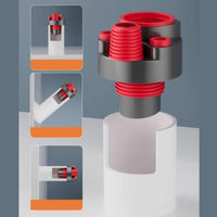 Drain Adapter with Sealing Cap Anti Odor Multi Branch Drain Adapter Sealed for Laundry Room