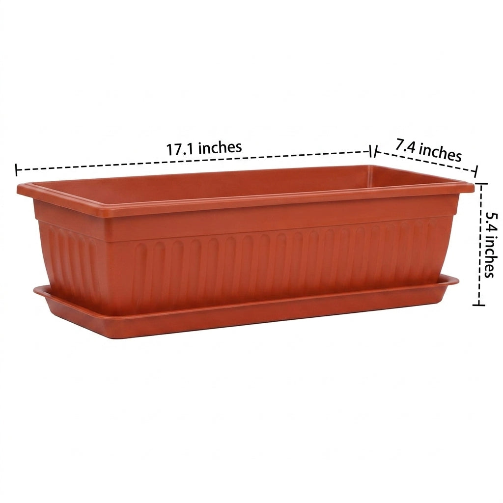 Strawberry Planter and Plant Pots with Drip Tray, Flower Pots for Home Gardening, Floor Standing Garden Planter for Balcony and Outdoor Use