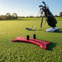 Golf Tee with Curved Base Low-Profile Golf Practice Tool for Golfers, Beginners, Driving Range