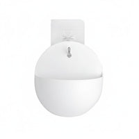 Drill-Effortless Installation Wall Hanging Planter Minimalist Design Wall Mounted Plant Pot Multipurpose Use Semi-Circular Hanging Pot