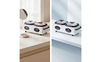 Depilatory Heater with Dual Pots Countertop Appliance for Estheticians, Salons, Home Waxing