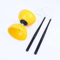Double-Headed Diabolo Drop-Resistant Diabolo with Handsticks Fitness and Leisure Chinese Juggle Wheel for Beginners