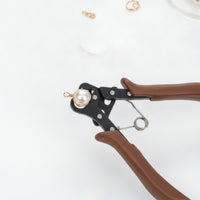 Ergonomic Wire Looping Pliers with Spring Precision Loop Forming Pliers Comfortable Wire Looping Tool Compact for Jewelers, Crafters, Beaders, Beadwork