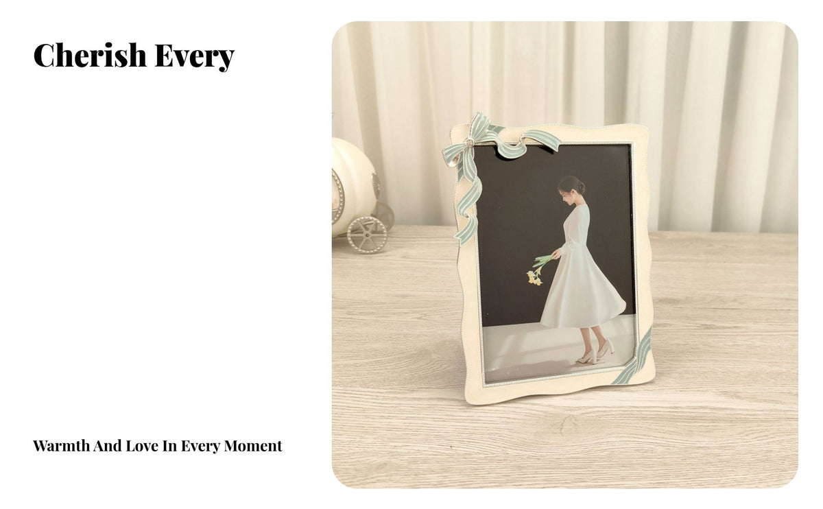 Metal Picture Frame Handmade Wedding Photo Frame for Friends, Children